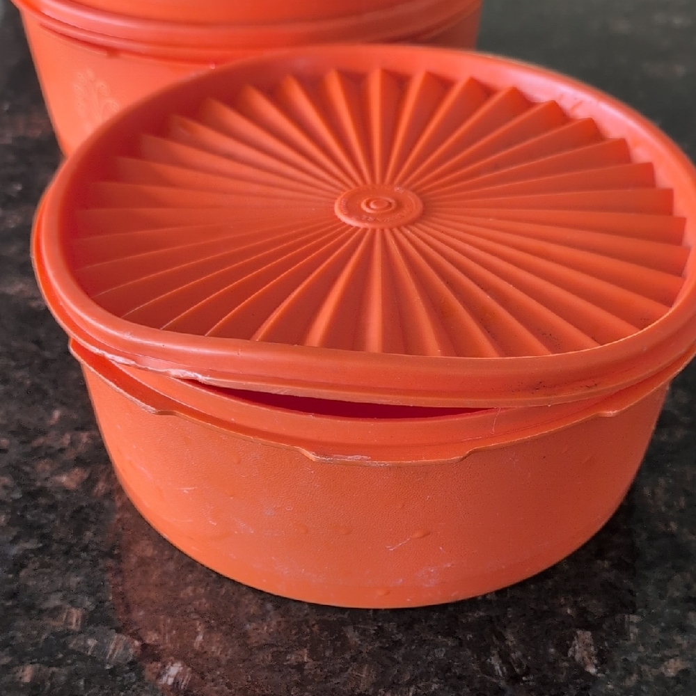 Orange Stackable Food Storage Containers - Picture 3 of 8